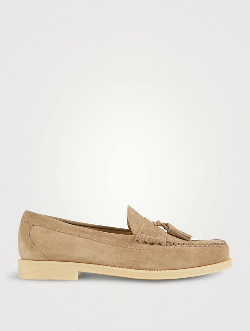 Lennox Tassel Easy Weejuns Oiled Suede Loafers