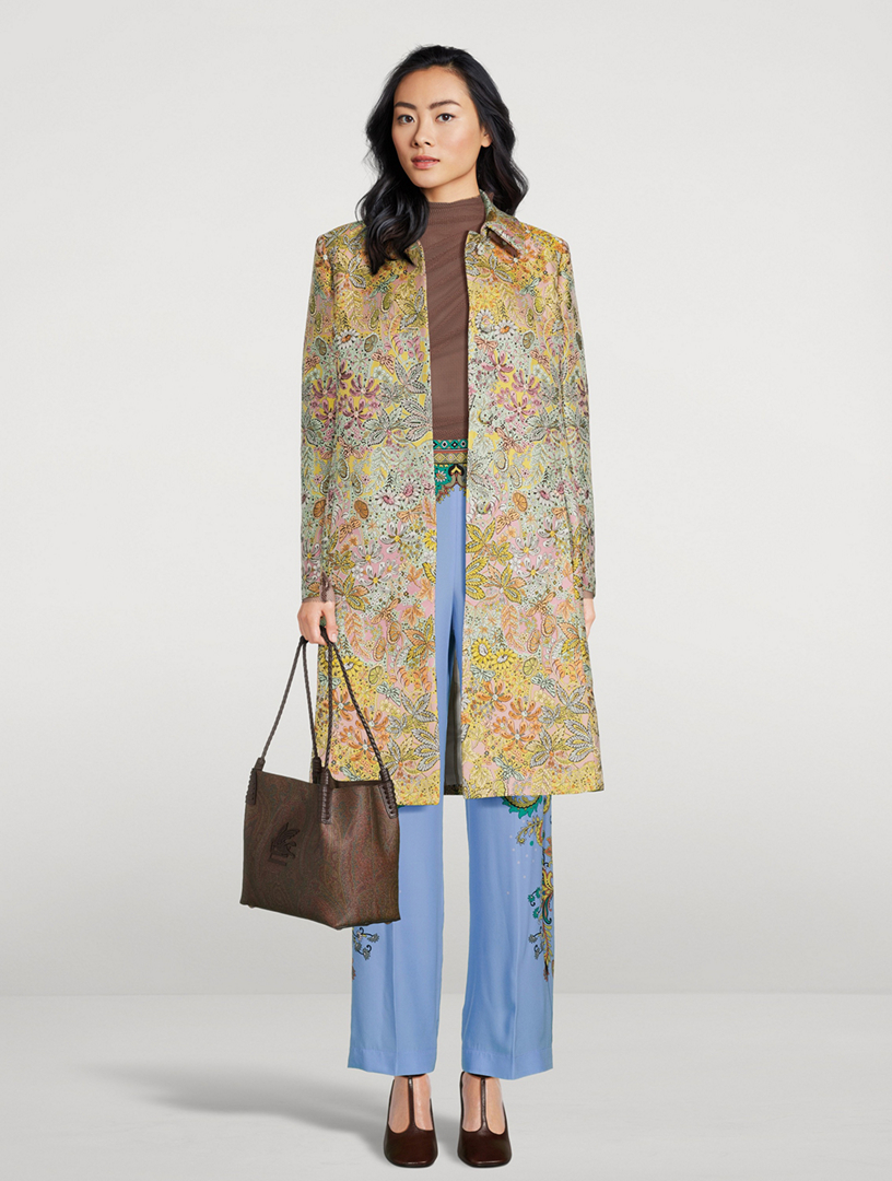 Printed Silk Trousers