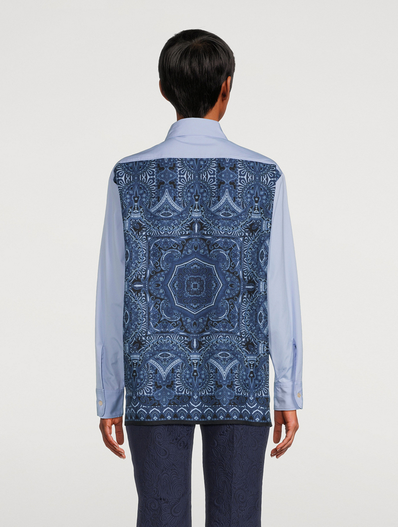 Mixed-Media Shirt