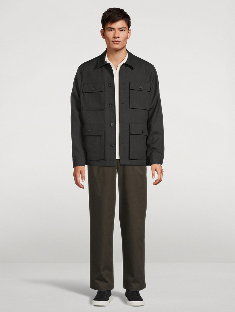 VINCE Tropical Wool Field Jacket Holt Renfrew
