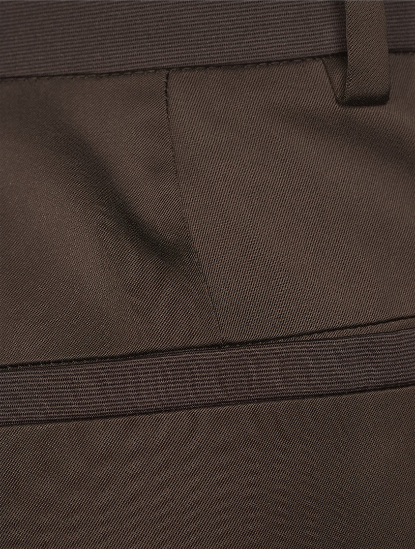 Wide-Leg Satin Trousers