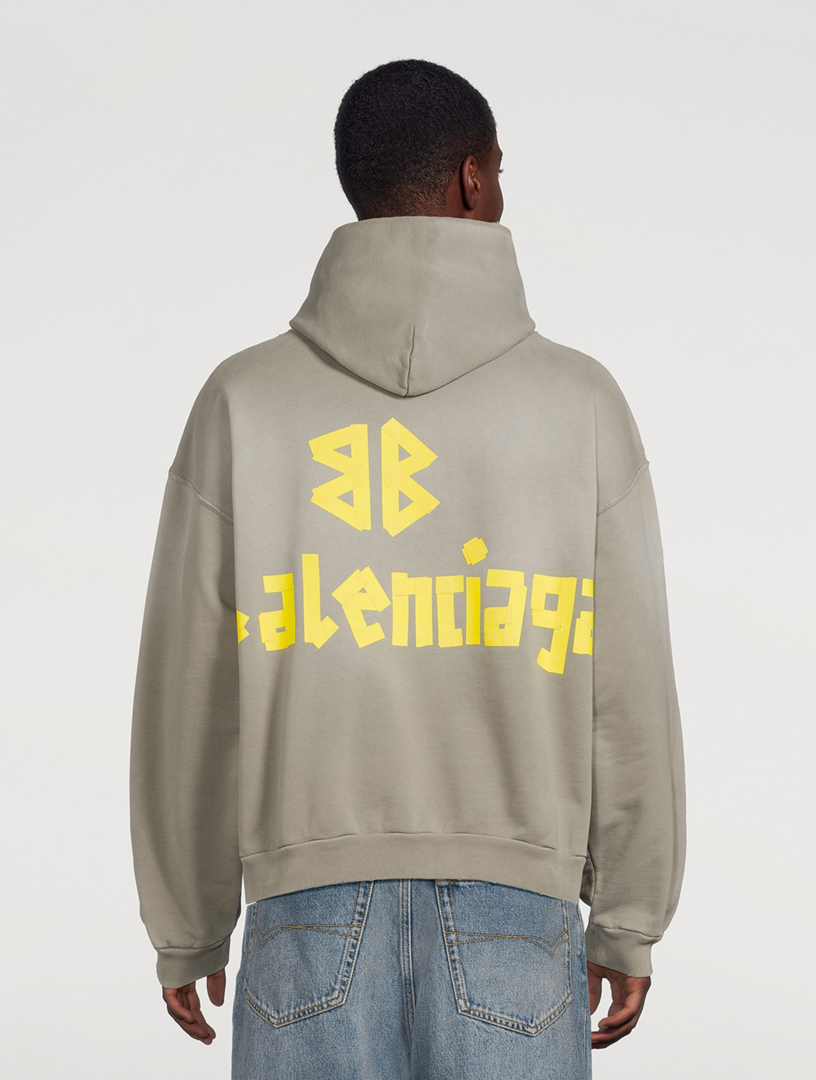 New Tape Type Fleece Hoodie