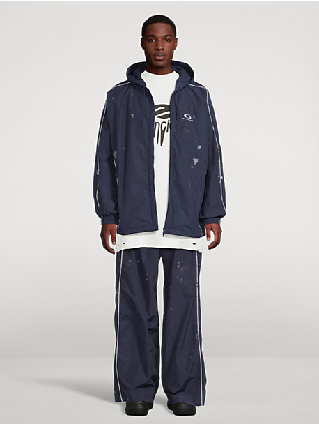 BALENCIAGA Painter Techno Poplin Track Jacket | Holt Renfrew BALENCIAGA Painter Techno Poplin Track Jacket | Holt Renfrew