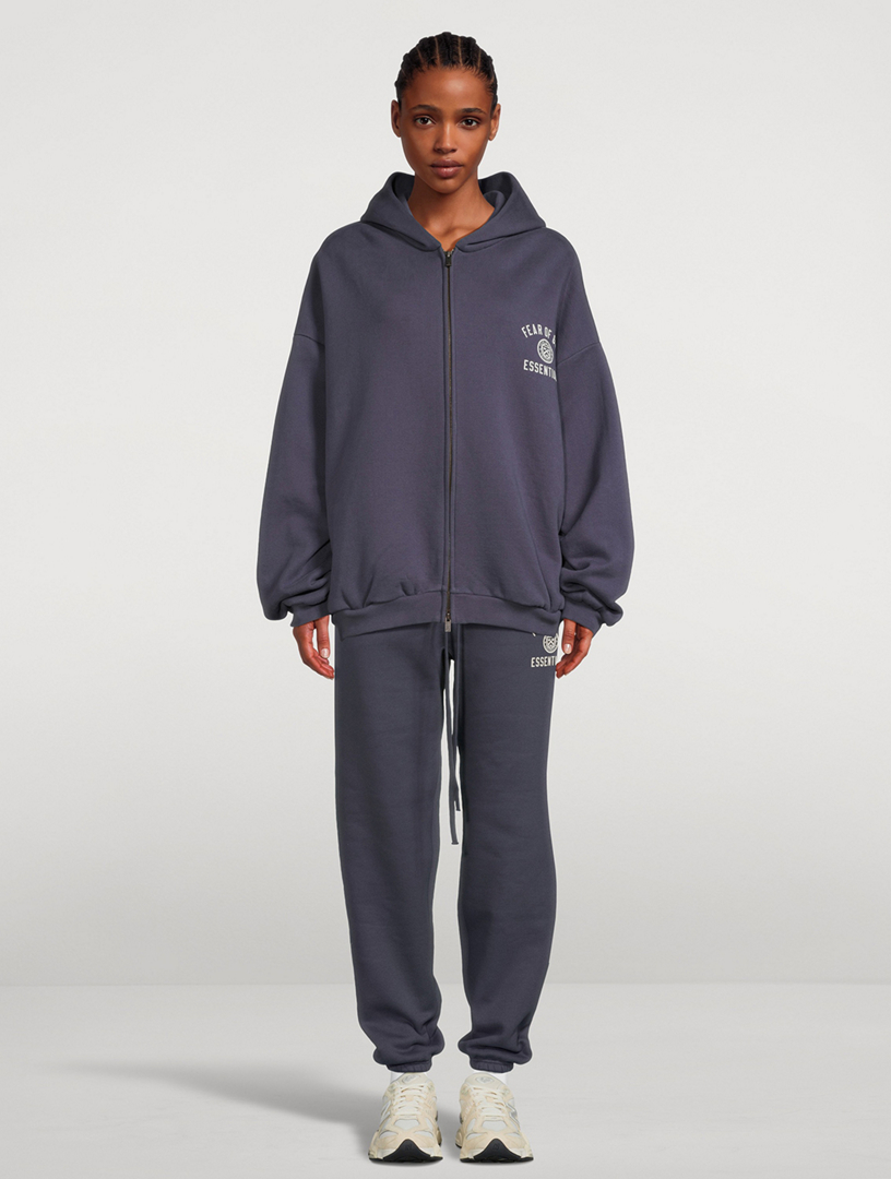 トップス shapelyFEAR OF GOD FLEECE HIGH NECK Fear of God - Classic Fit Fleece Zip Up Hoodie in Jet Black