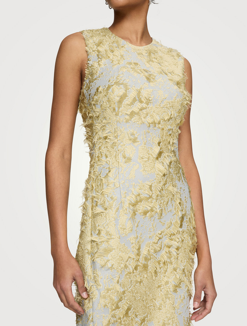 LAFAYETTE 148 NEW YORK Fringe Jacquard Gown | Holt Renfrew