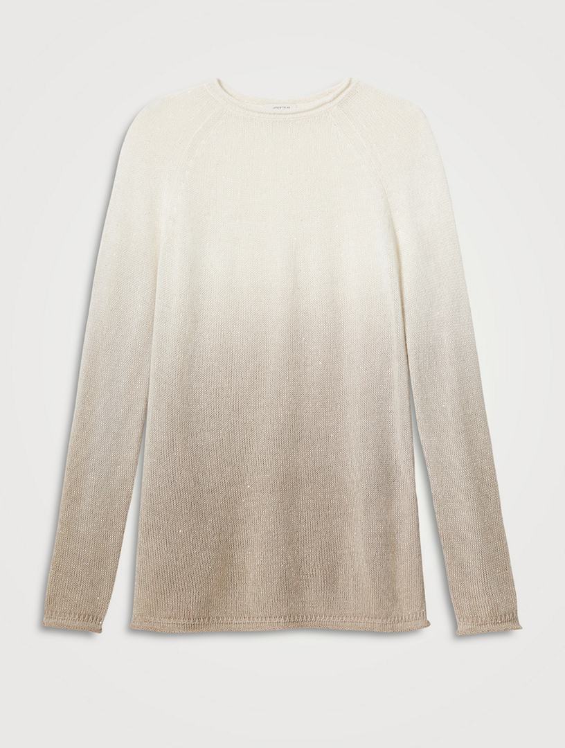 Embellished Ombré Sweater