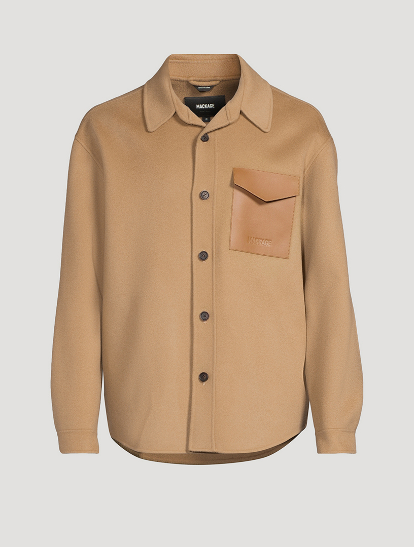 Emmanuel Double-Face Wool Overshirt