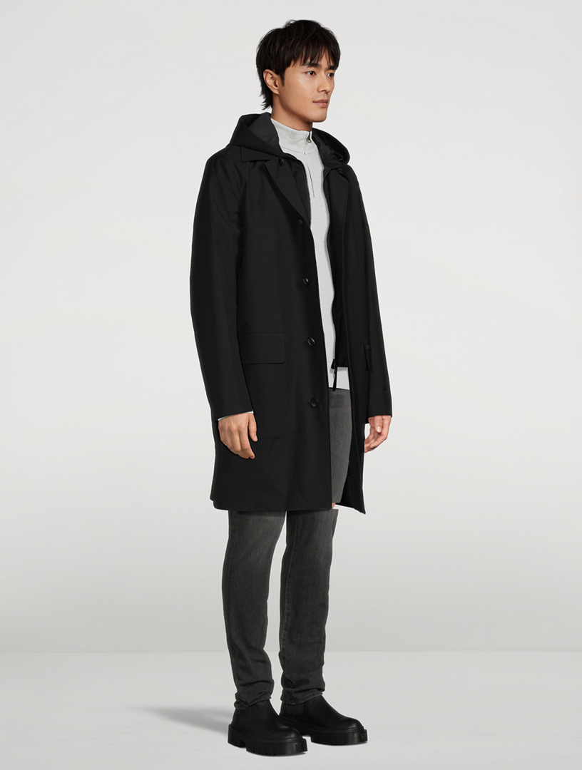 MACKAGE Mathias 3-in-1 Balmacaan Coat With Removable Down Liner