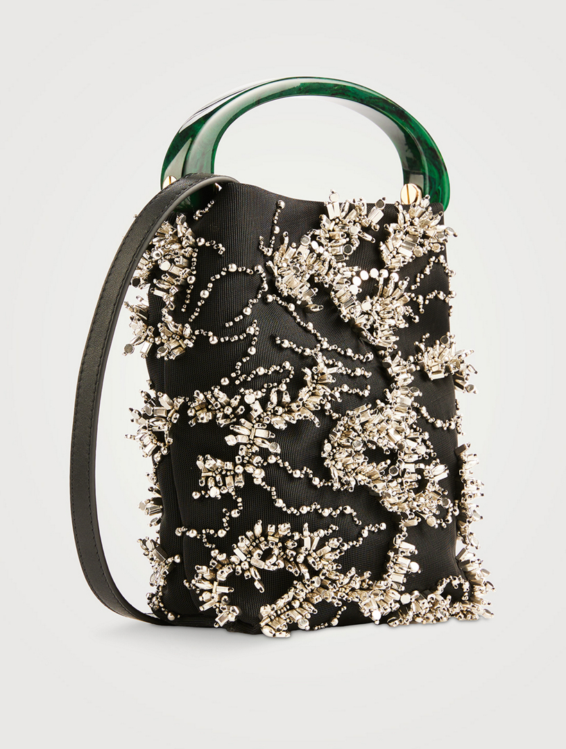 DRIES VAN NOTEN Beaded Leather Clutch | Holt Renfrew