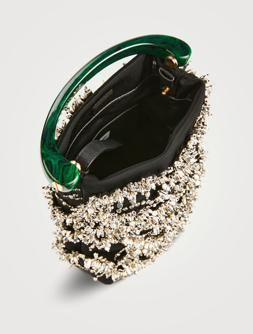 DRIES VAN NOTEN Beaded Leather Clutch | Holt Renfrew