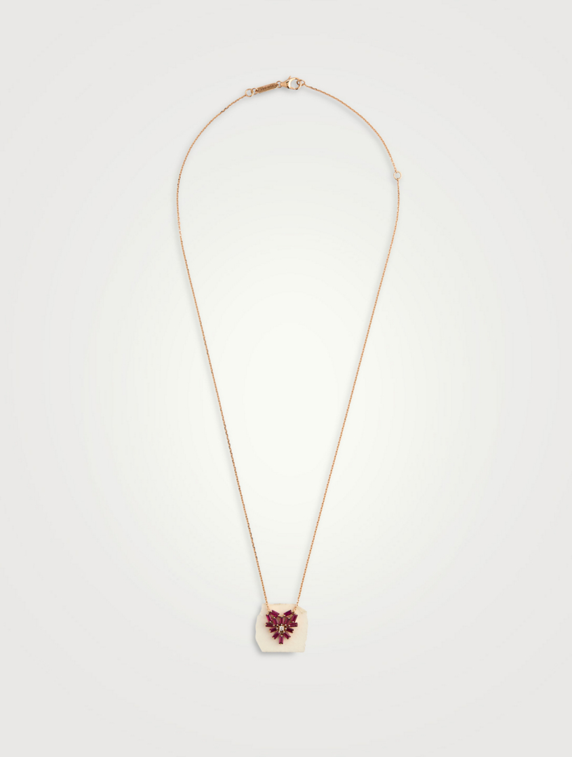 Suzanne kalan heart necklace deals