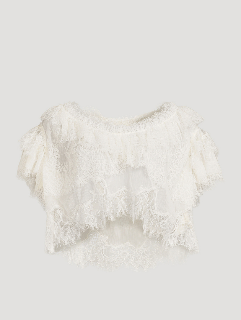 Vienne Ruffled Lace Blouse