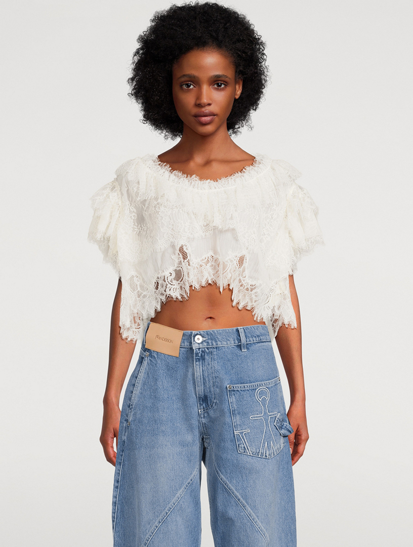 Vienne Ruffled Lace Blouse
