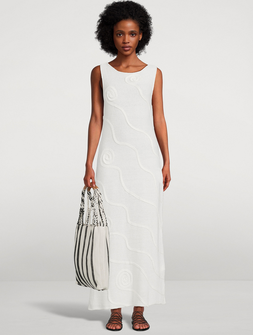 shea organic cotton swirl knit dress Zulu & Zephyr Shea Organic Cotton Swirl Tunic Dress