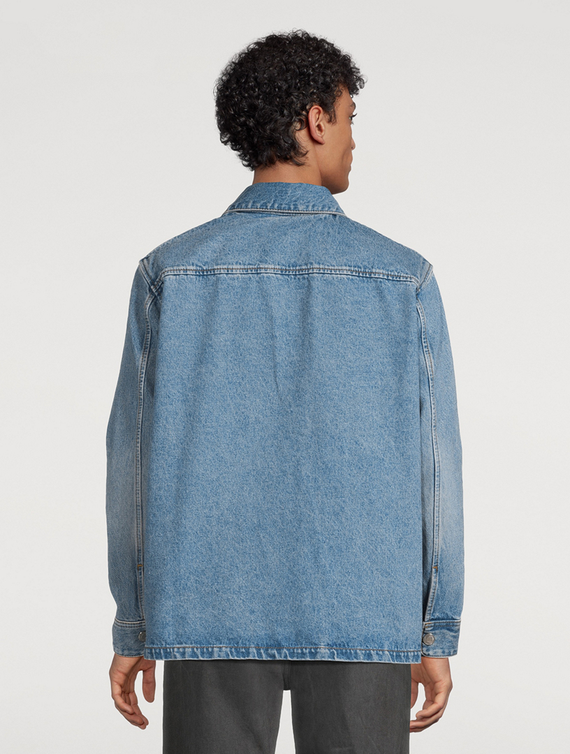 ✩ Ami ✩ AMI PARIS Ami de Cœur Denim Overshirt | Holt Renfrew
