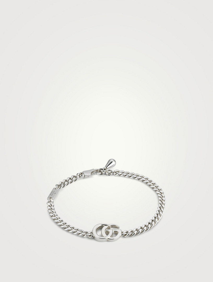 GG Marmont Silver Gourmette Chain Bracelet