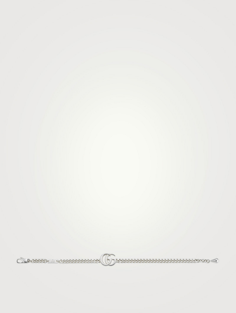 GG Marmont Silver Gourmette Chain Bracelet
