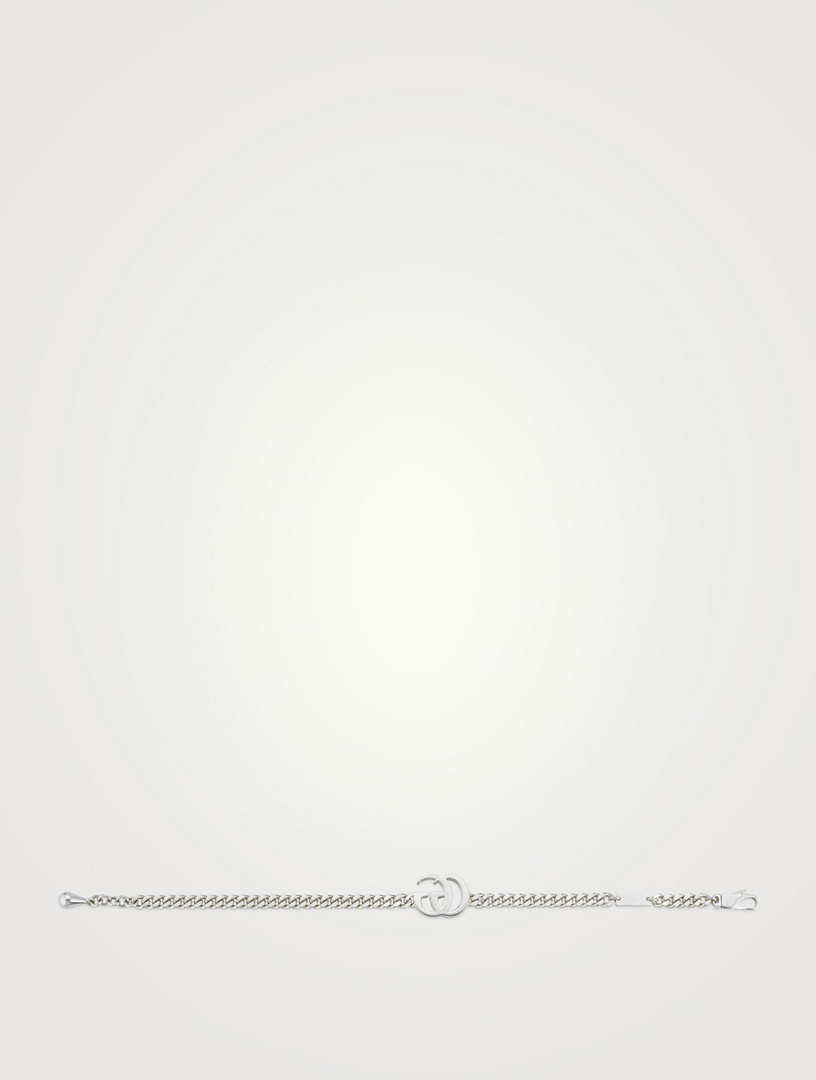 GG Marmont Silver Gourmette Chain Bracelet