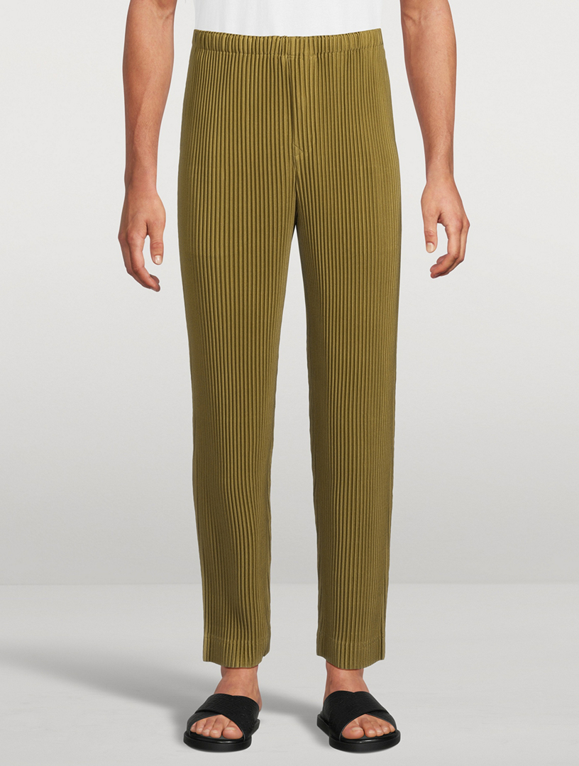 HOMME PLISSÉ ISSEY MIYAKE AGATE brown HOMME PLISSÉ ISSEY MIYAKE Agate Pleats Pant Brown – LESS 17