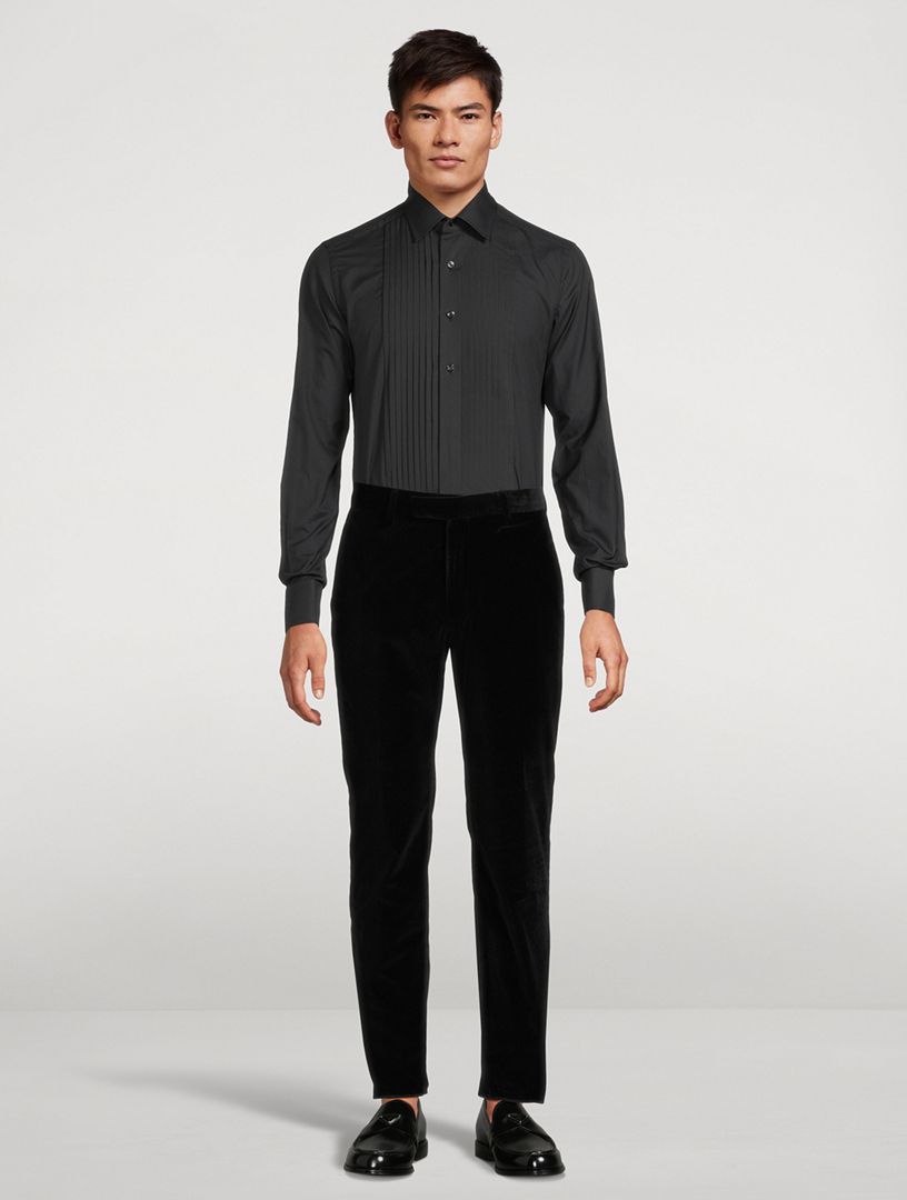 Voile Slim-Fit Evening Shirt