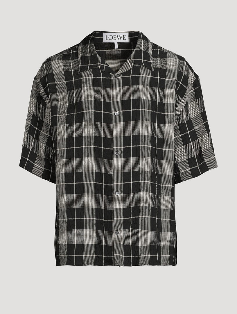 Loewe ロエベ / Check Short Sleeve Shirt Loewe Loewe Check Short Sleeve Shirt | endclothing | REVERSIBLE