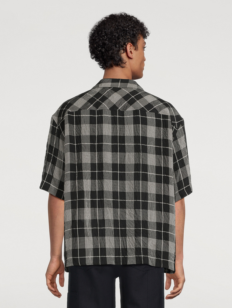 Loewe ロエベ / Check Short Sleeve Shirt m_5001257936_09