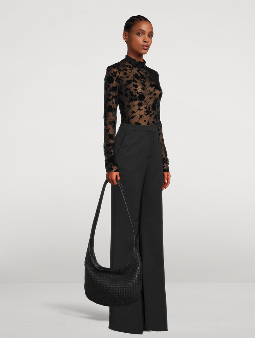 BOTTEGA VENETA Veneto Intrecciato Leather Crossbody Bag