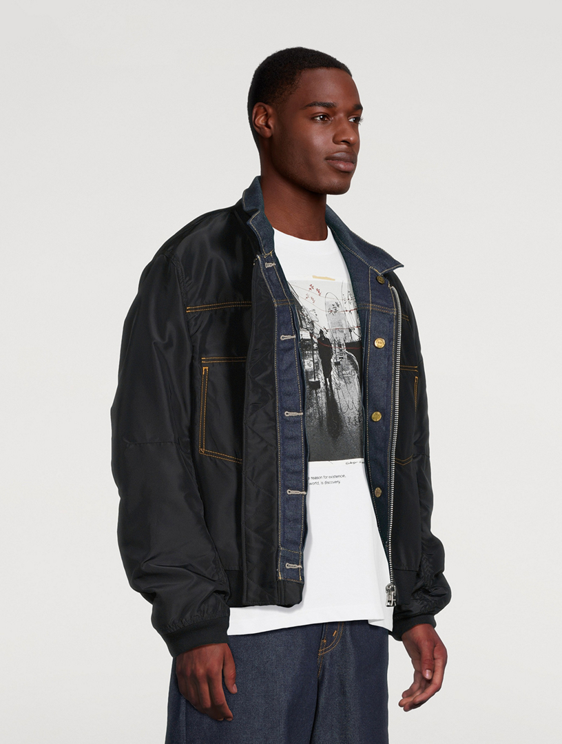 最終ノベルティ付　Sacai×Levi's Men's Denim Jacket Levi's® X Sacai Men's Denim Jacket - Medium Wash | Levi's® CA