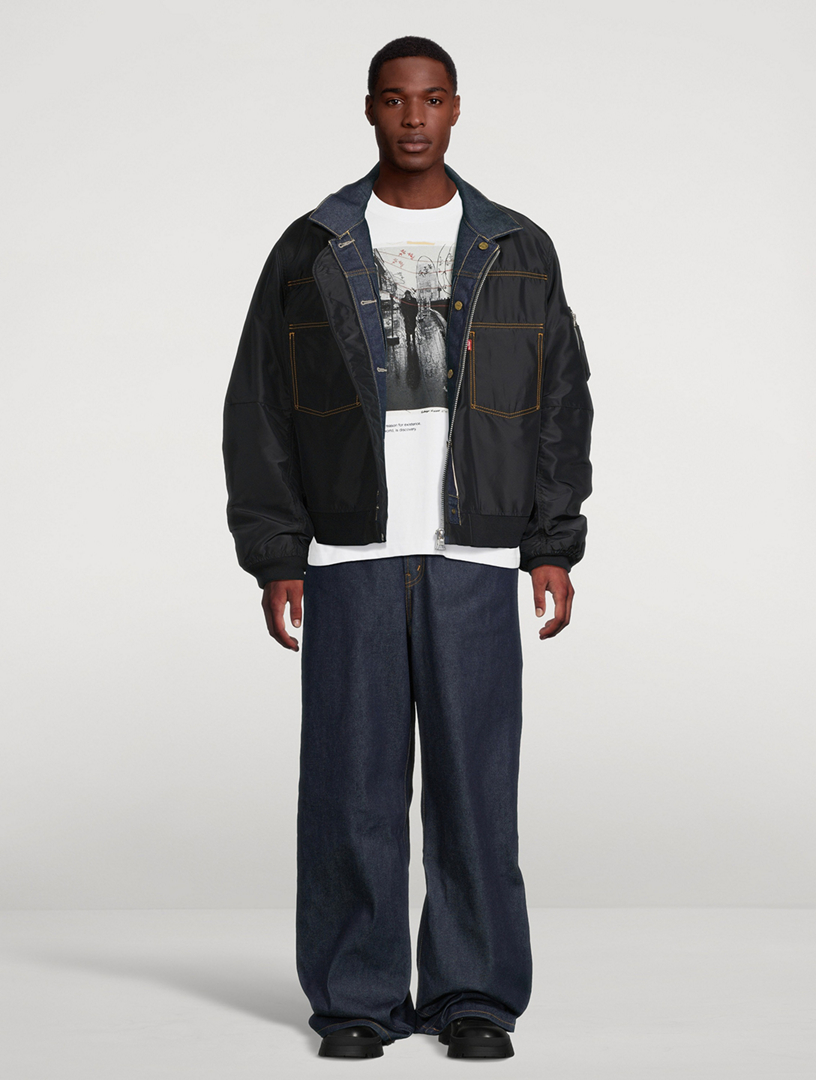 sacai x CLOT Reversible Coat BLACK サイズ 1 sacai x CLOT