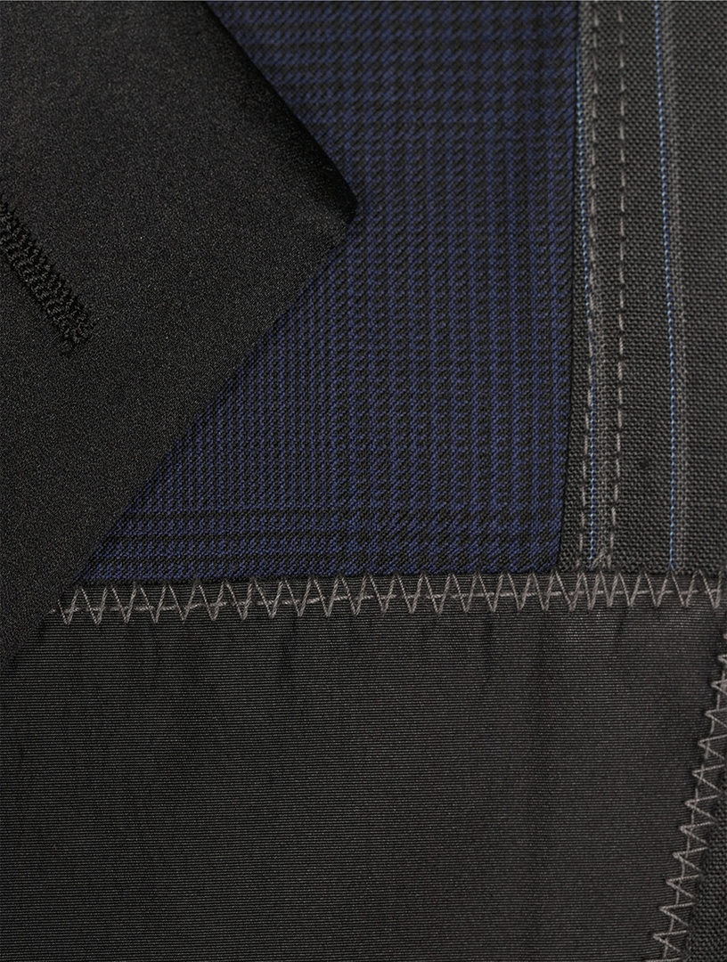 JUNYA WATANABE Mixed-Media Patchwork Jacket | Holt Renfrew