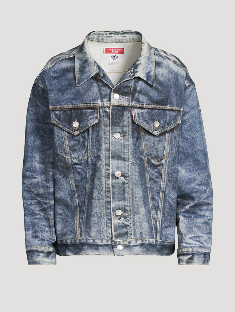 Veste en sergé de coton à imprimé par jet d’encre