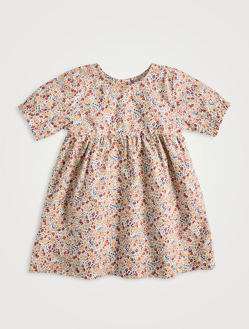 Liberty Fabric Short-Sleeve Dress