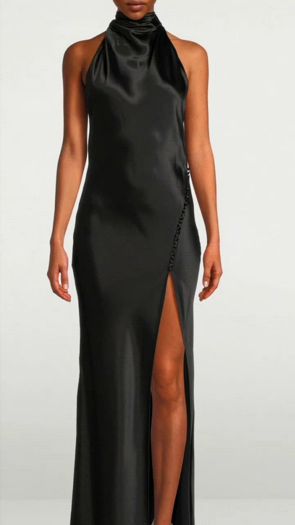 SAU LEE Penelope Halterneck Gown | Holt Renfrew