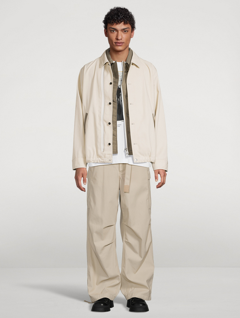 Nylon Twill Blouson | sacai Official Store