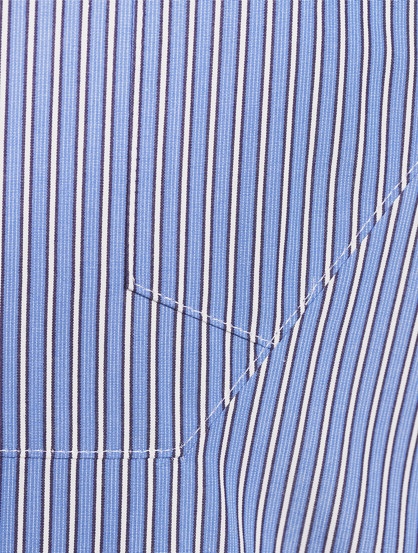 Striped Poplin Jacket
