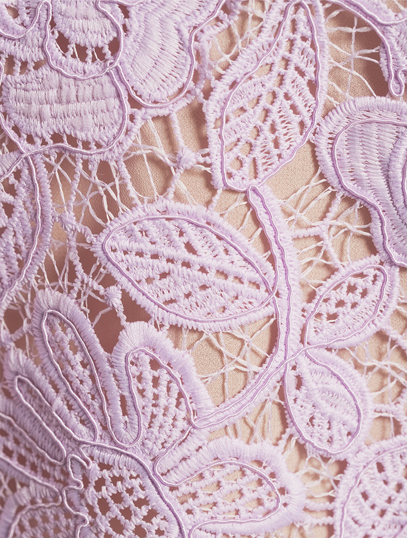 SAU LEE Rory Lace Mini Dress | Holt Renfrew