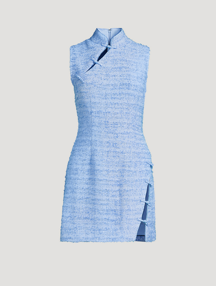 SAU LEE Ines Tweed Mini Dress | Holt Renfrew
