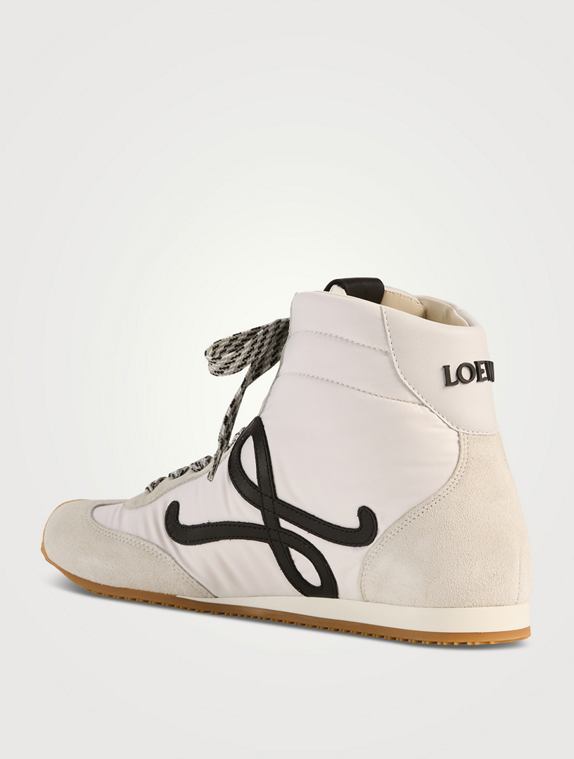 LOEWE Ballet Runner 2.0 Nylon And Suede High-Top Sneakers | Holt
