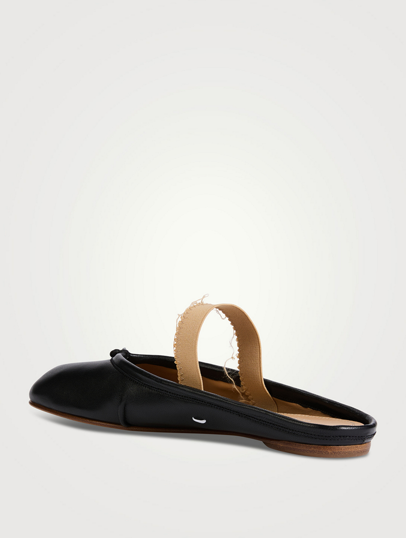Tabi Leather Ballerina Mules