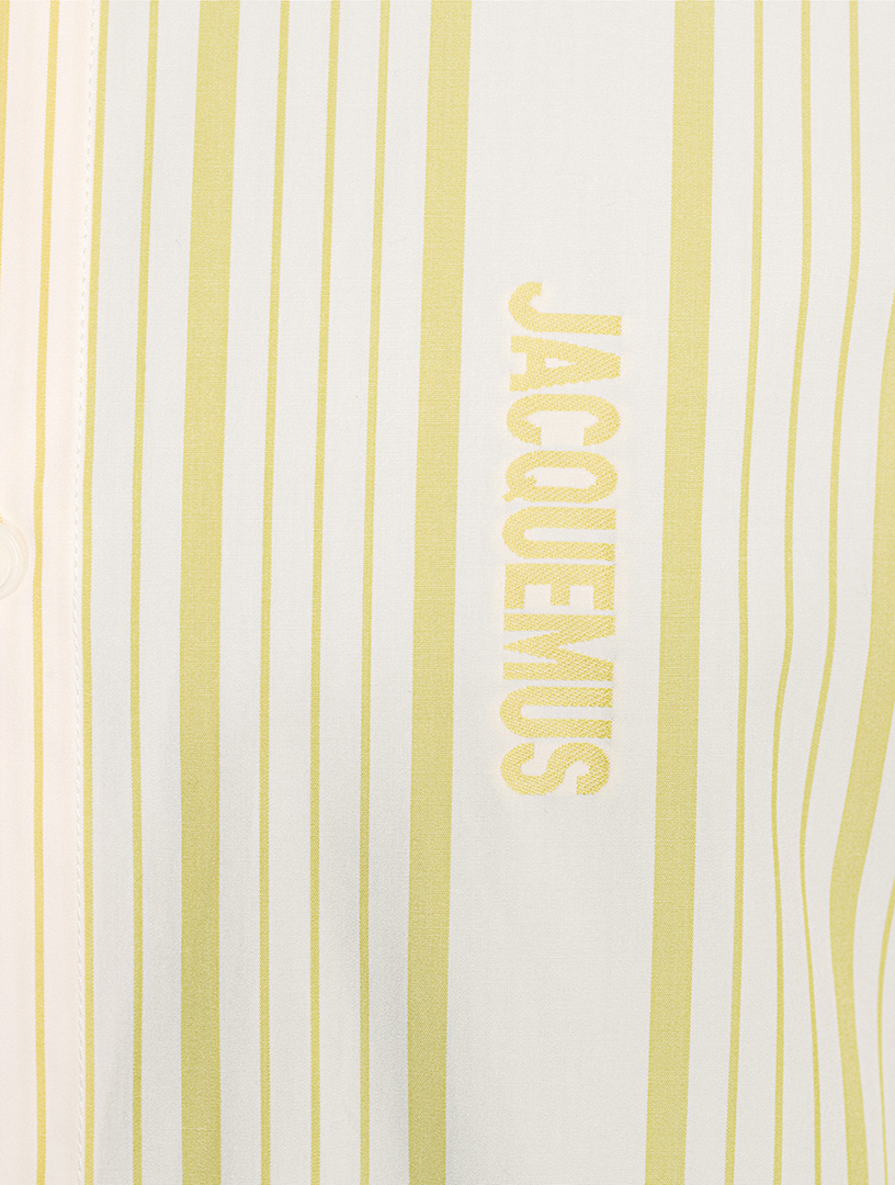 JACQUEMUS La Chemise Simon Jacquard Logo Shirt | Holt Renfrew