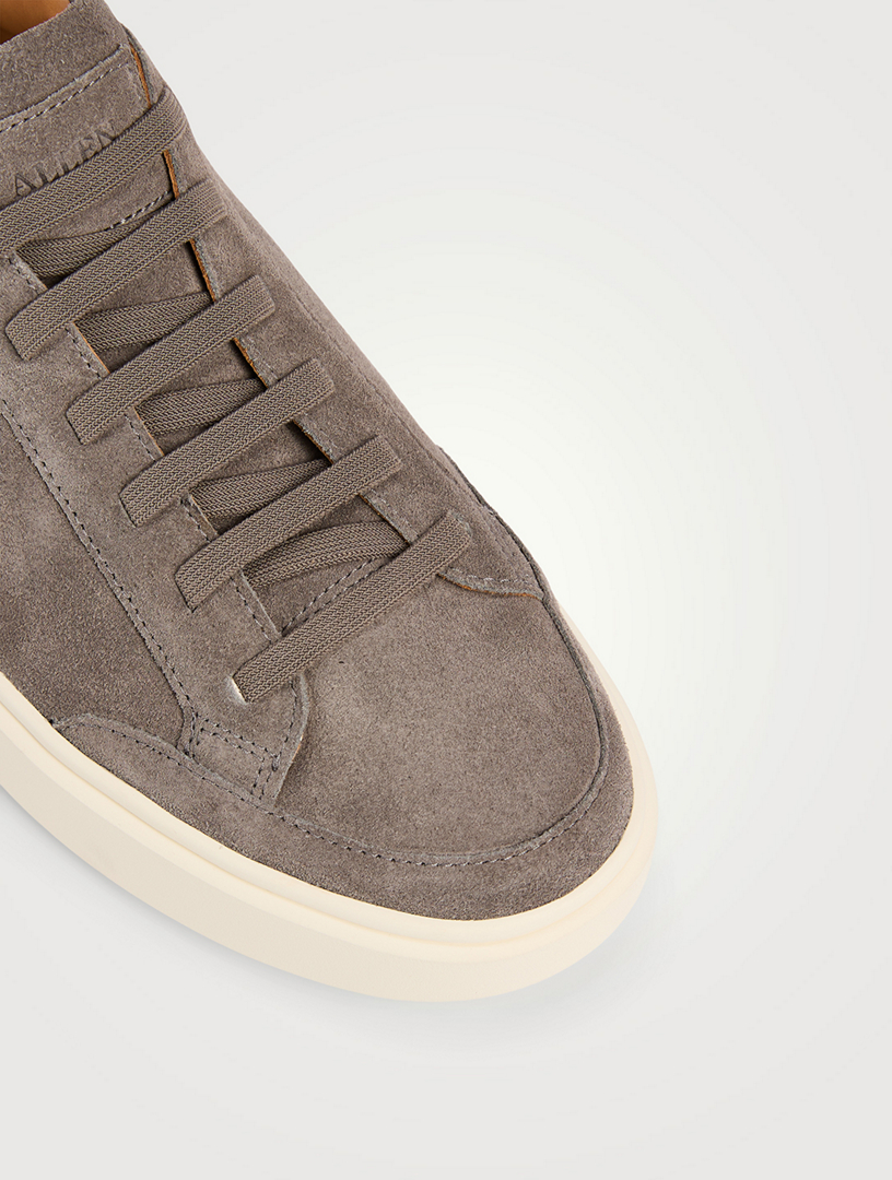 ALLEN EDMONDS Oliver Suede Slip-On Sneakers | Holt Renfrew