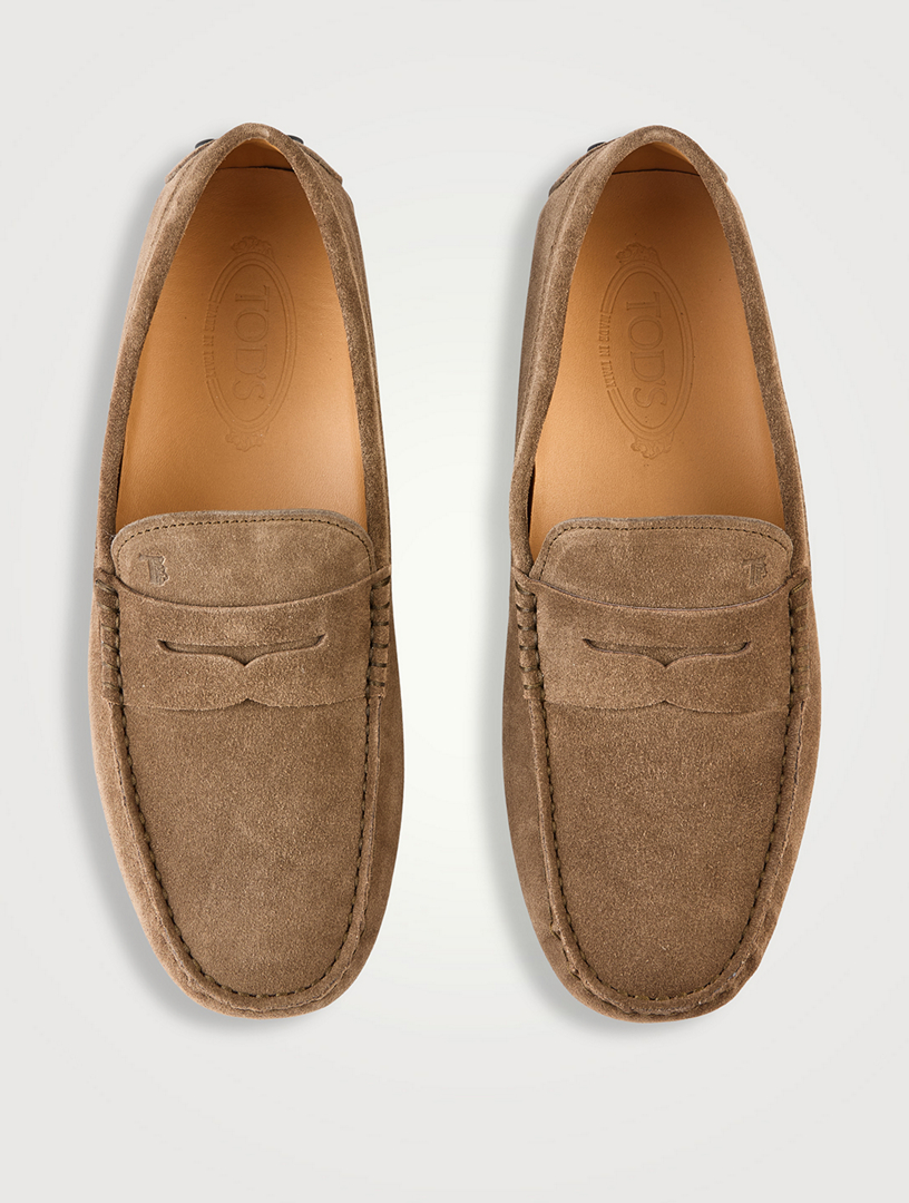 TOD'S Gommino Suede Driving Shoes | Holt Renfrew