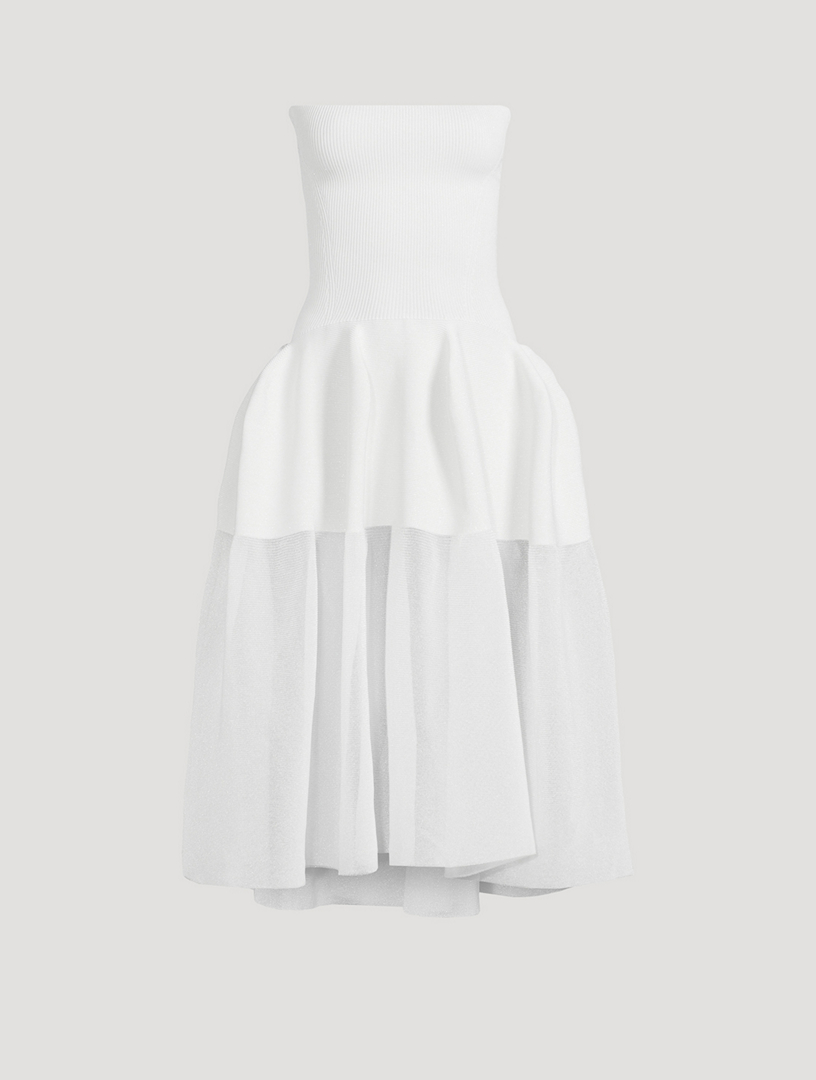 CFCL『GLITTER SLEEVELESS DRESS』 FLUTED GLITTER SLEEVELESS