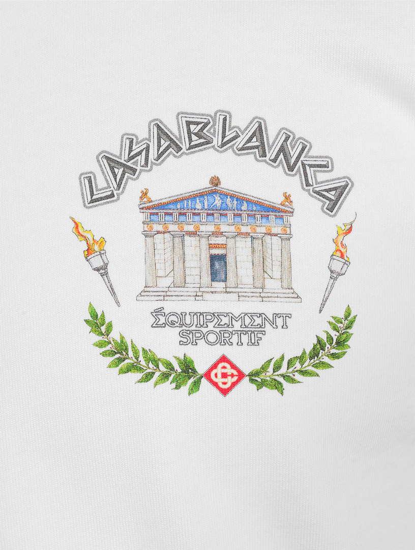 Casablanca LE TEMPLE DU SPORT PRINTED T-SHIRT WHT Tシャツ 白 Le Temple Du Sport Short Sleeve T-Shirt – Casablanca