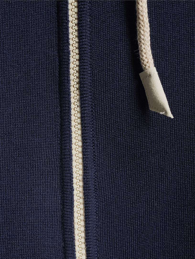 Wool Zip Hoodie