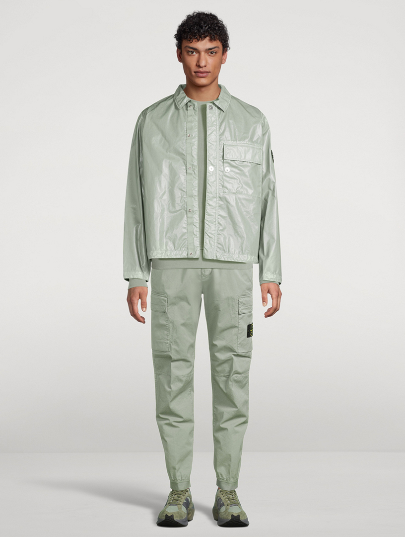 STONE ISLAND Mussola Gommata-TC Shirt Jacket | Holt Renfrew