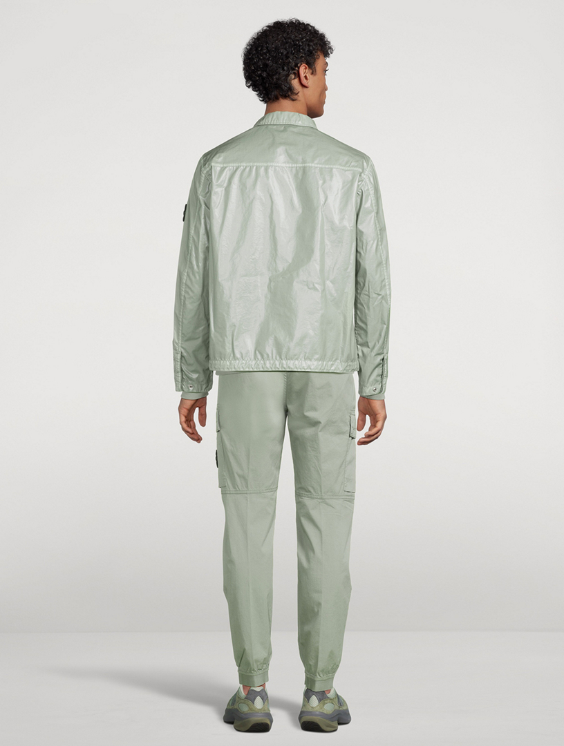 STONE ISLAND Mussola Gommata-TC Shirt Jacket | Holt Renfrew