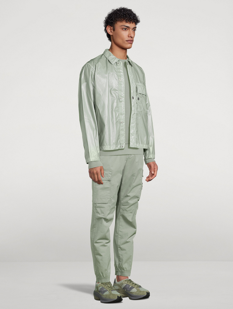 STONE ISLAND Mussola Gommata-TC Shirt Jacket | Holt Renfrew