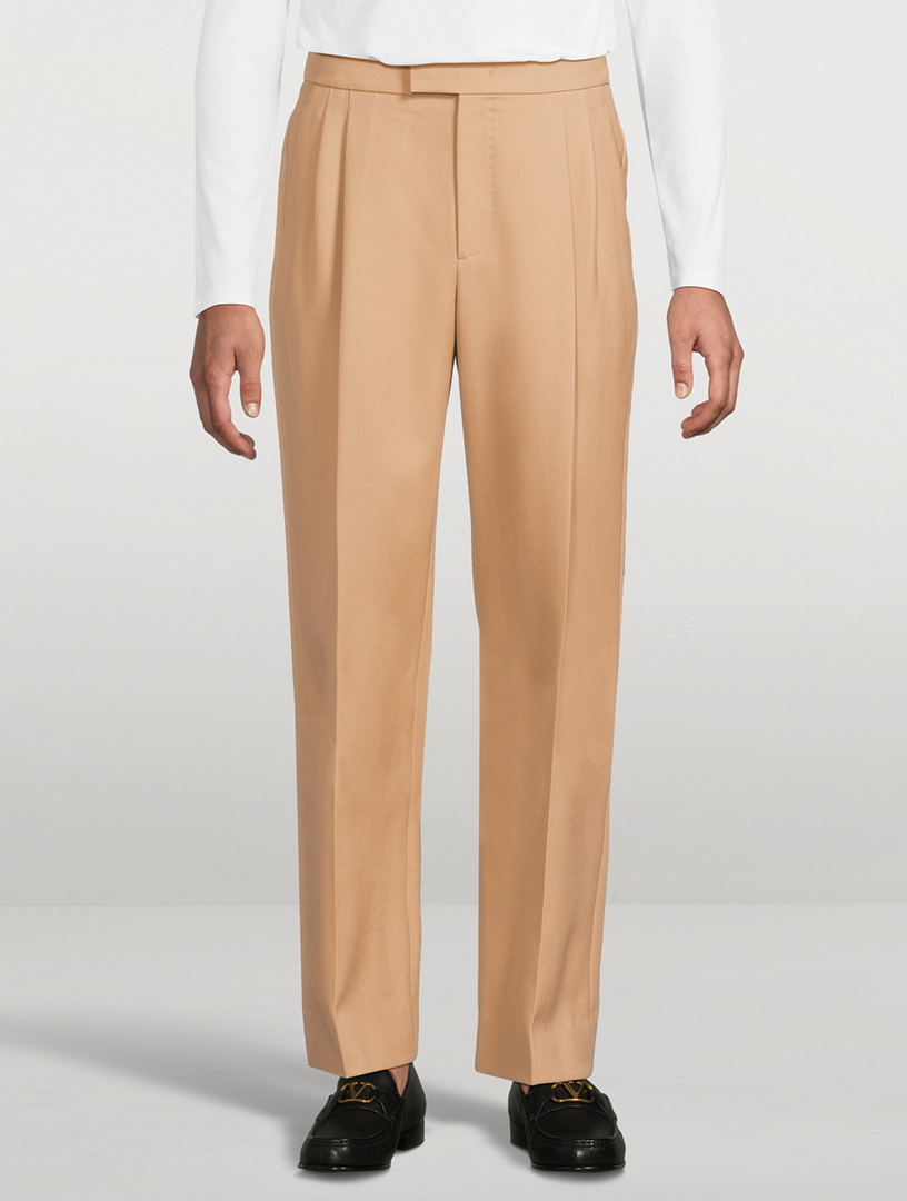 送料無料 いくらから VALENTINO Wool Gabardine Trousers | Holt Renfrew パンツ