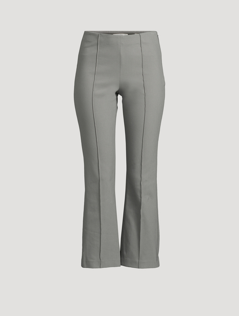 Pintuck Flare Trousers